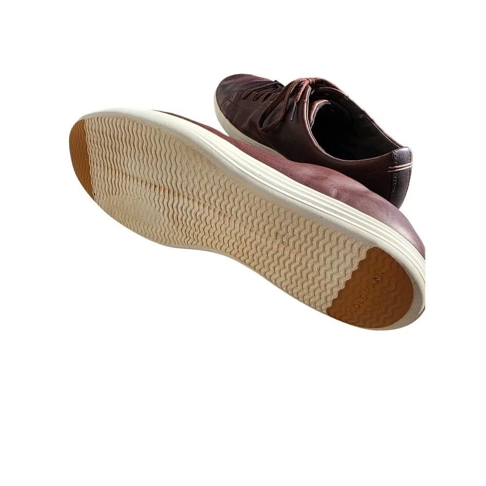Cole Haan Grand Crosscourt‎ II leather sneakers in a dark brown Mens sz 13